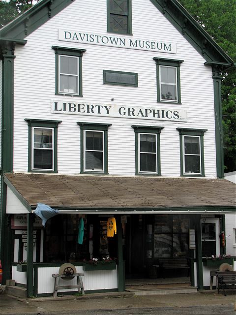 Liberty Graphics prints tee shirts for many museums and historical sites and attractions and sells the seconds here. Hilary Nangle photo
