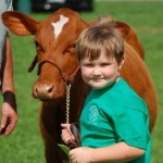 Happy kid, happy cow: MOOMilk photo.