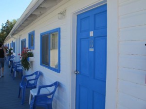 The Belle Isle Motel on Mount Desert Island has a some nice perks for a budget property: a heated outdoor pool, guest laundry, & barbecue. Hilary Nangle photo 