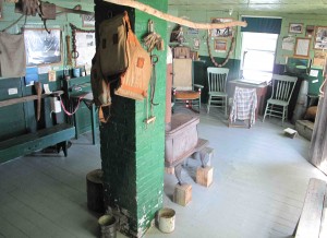 The National Historic Register Ambejejus Boom House, in Maine, is now a museum, thanks to caretaker Chuck Harris. Hilary Nangle photo.