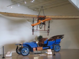 While there's plenty to see inside the Owls Head Transportation museum, on most summer weekends there are special events, including air shows and vintage car rallies. Hilary Nangle photo.
