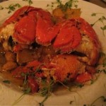 The flavor matched the presentation of the sweet potato gnocchi with Maine lobster at Fathom. Hilary Nangle photo