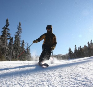 Great skiing top to bottom at Sugarloaf in Maine. Sugarloaf photo