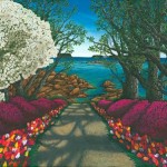 Painting by Sarah Sockbeson, member of Maine's Penobscot nation.