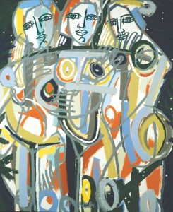 hrough the Eyes of America: New Works by America Martin, a solo exhibition of new work by Los Angeles based artist, America Martin, opens at the Carver Hill Gallery in Rockland, Maine, on Aug. 3.