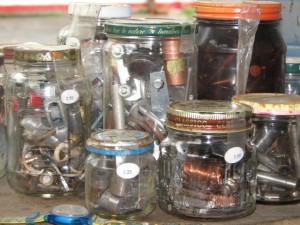 Seeking just one nut or bolt, find it in one of the grab-bag jars at Liberty Tool. Hilary Nangle photo.