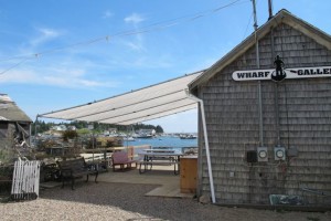 The Corea Wharf Gallery is in a repurposed fish shack on Corea Harbor. Hilary Nangle photo