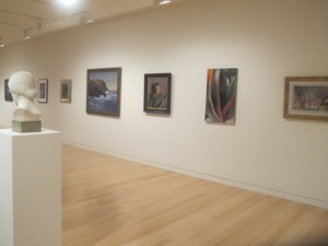 A peak inside the new Alfond Lunder wing of the Colby Museum of Art. Hilary Nangle photo.