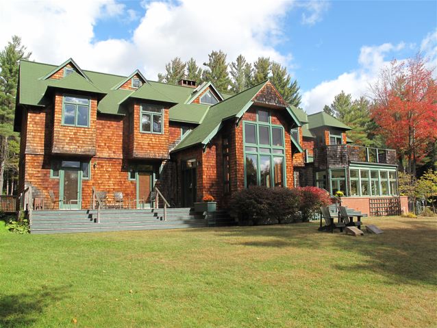 Architect Stuart Crocker designed the Crocker Pond House, Bethel, Maine. Hilary Nangle photo