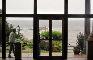 View from inside the Ogunquit Museum of Art. Hilary Nangle photo