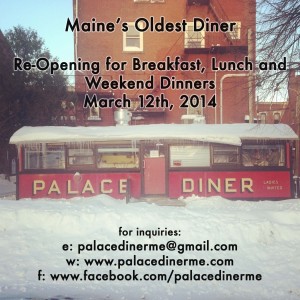 Palace Diner reopening 