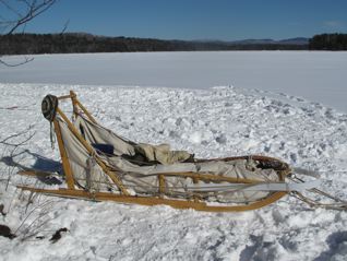 Kevin build his own sleds. 