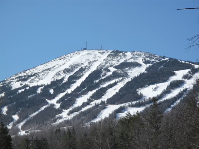 Sugarloaf from the access road, 4.15.09