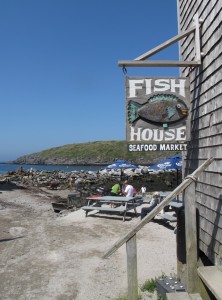 It doesn't get more rustic than Fish House Fish on Monhegan Island. ©Hilary Nangle