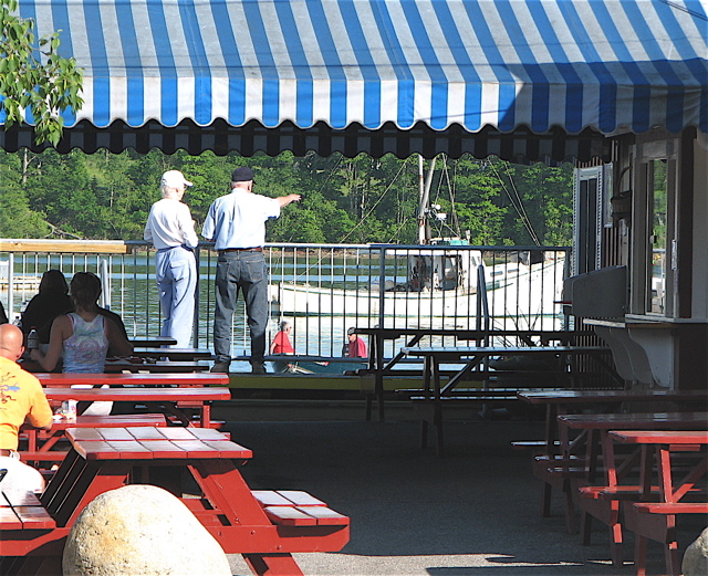 Harraseekett Lunch & Lobster is tucked away in South Freeport. ©Hilary Nangle