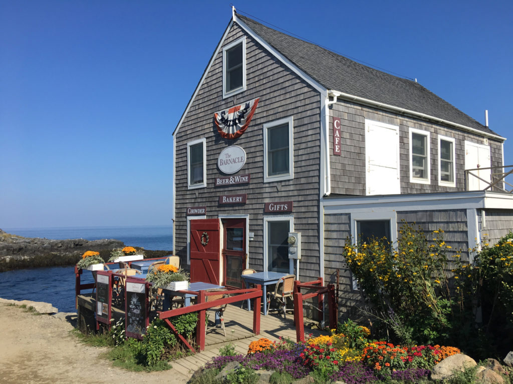 Monhegan Island has a bakery, grocery, a few take-out options, and three dining rooms. 