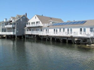 When you stay at the Tidewater Motel, a Maine waterfront hotel on Vinalhaven Island, Maine, you'll wake to the chugga chugga of lobster boats in the morning, as the local fishermen head out to pull their traps. Hilary Nangle photo 