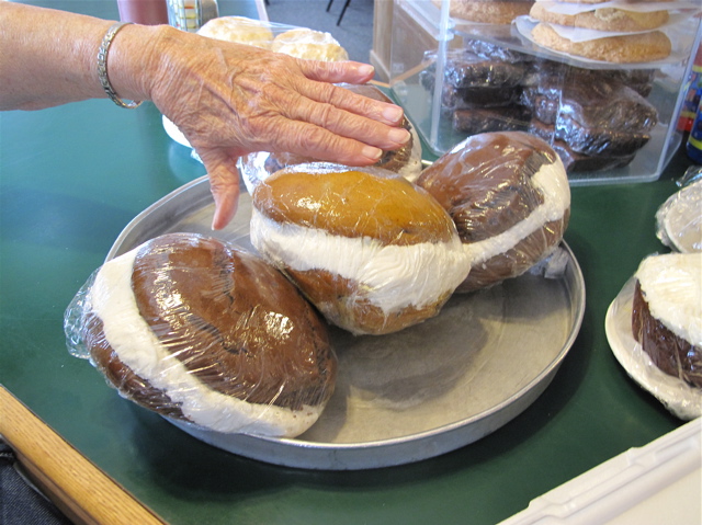 The whoopie pies at Grammy's are humongous