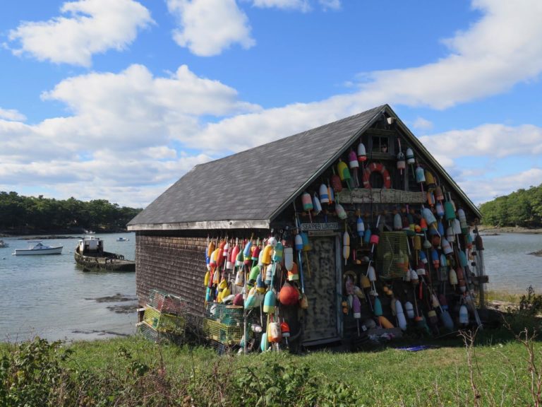 Lobster shack Boothbay Maine Maine vacation 2021