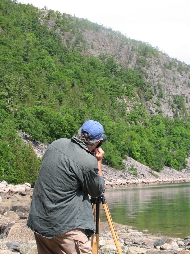 Join Maine Guide Michael Good of Down East Nature Tours, on a birding tour of the Acadia region. ©Hilary Nangle