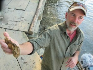 If you catch North Have Oyster company owner Adam Campbell at home, he might give you a tour of the operation. Hilary Nangle photo