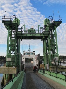 First ferry in the morning from North Haven Island, Maine. Hilary Nangle photo.