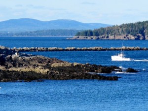 Bring a picnic, a book, and escape busy downtown Bar Harbor with a walk to the Compass Harbor section of Acadia National Park. Hilary Nangle photo. 