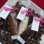 Brandied orange, mocha latte, and Maine potato chip are all chocolate bar flavors from Dean'sSweets, in Portland. Courtesy photo