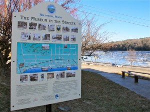 Walk through Hallowell's history by following the Museum in the Streets signage. Hilary nangle photo.