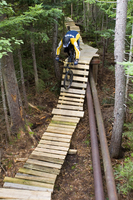 Sunday River, in Bethel, Maine, has a lift-assisted mountain biking park.