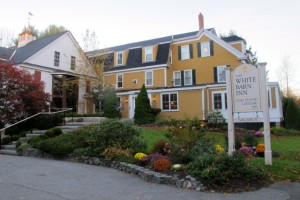 For a memorable meal and worth-every-penny splurge, dine at the White Barn Inn in Kennebunk, Maine. Hilary Nangle photo.