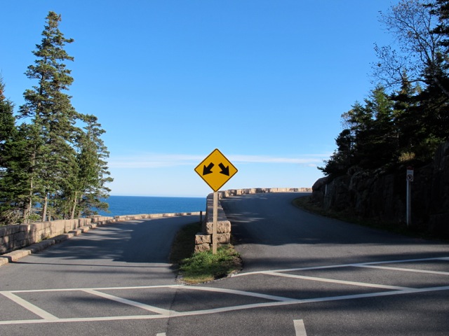 Bicyclists benefit with a car-free experience with Acadia's delayed opening. Hilary Nangle photo