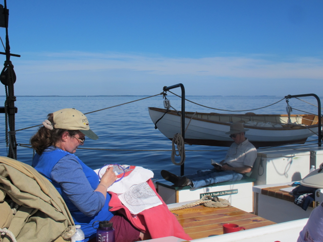 Slow down and enjoy life aboard the Riggin. Hilary Nangle photo