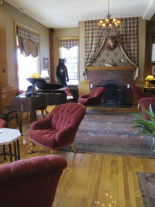 Rangeley Inn lobby, Rangeley, Maine. Hilary Nangle photo