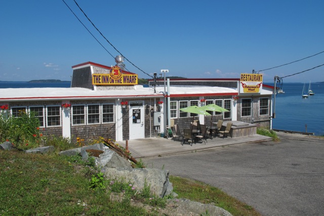 Lubec's last sardine-processing plant found new life as The Inn at the Wharf. The Inn on the Wharf, in Lubec, is sited in a former sardine processing plant. ©Hilary Nangle