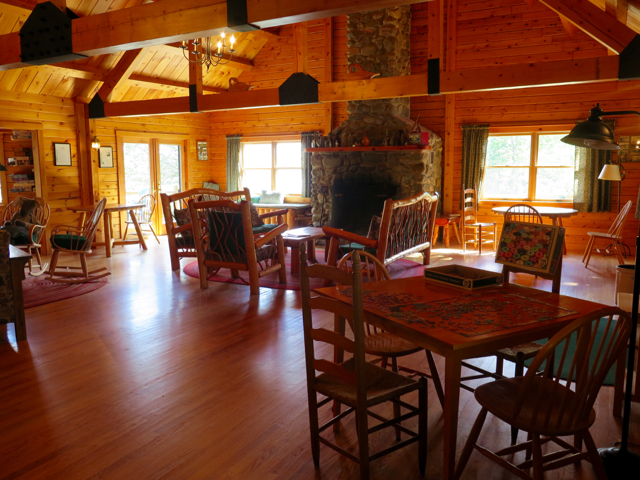 IMG_8166  Play cards, board games, or read in the main lodge at Attean Lake Lodge