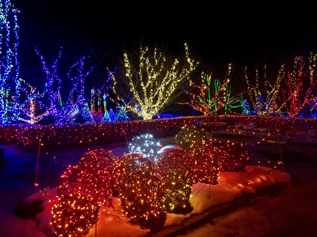 Maines Gardens Aglow shimmers and shines in Boothbay. 