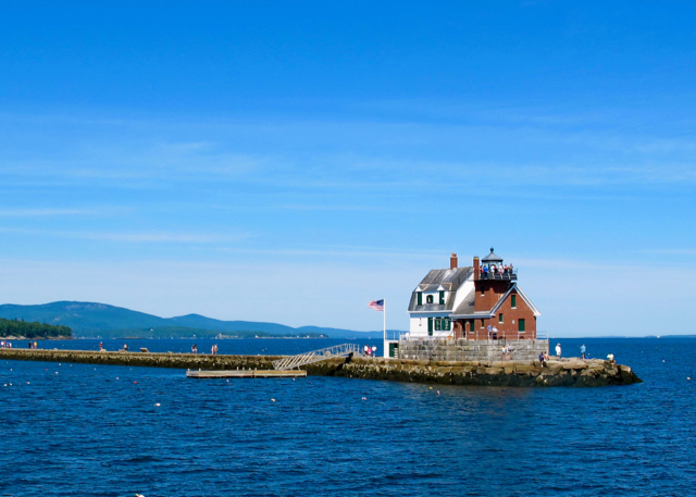 Saving lighthouses Rockland Harbor Light