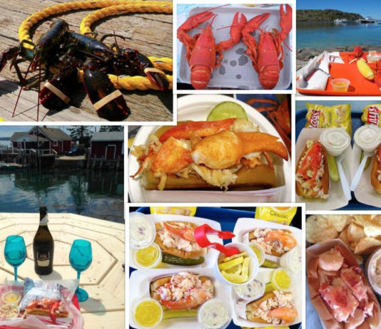 When you're ready to enjoy a lobster, skip the fancy restaurants and choose a Maine lobster shack. ©Hilary nangle
