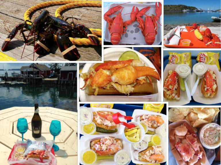 When you're ready to enjoy a lobster, skip the fancy restaurants and choose a Maine lobster shack. ©Hilary nangle