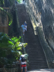 The Queen's Staircase is about a 15-minute walk from Nassau's cruise ship dock. ©Hilary Nangle