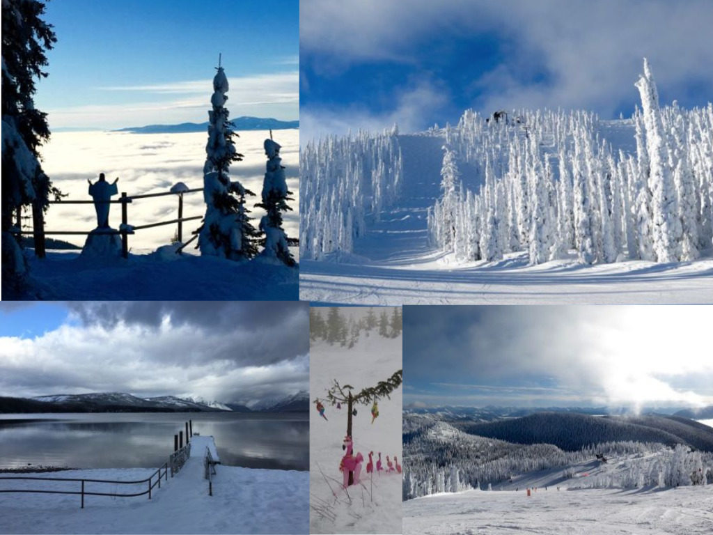 In winter, you can spend a few days skiing at Whitefish Mountain and another day exploring Glacier National Park. ©Hilary Nangle