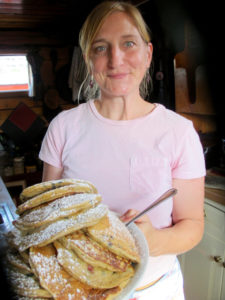 Delicious fare comes out of the tiny galley aboard the Maine windjammer J&E Riggin. ©Hilary Nangle