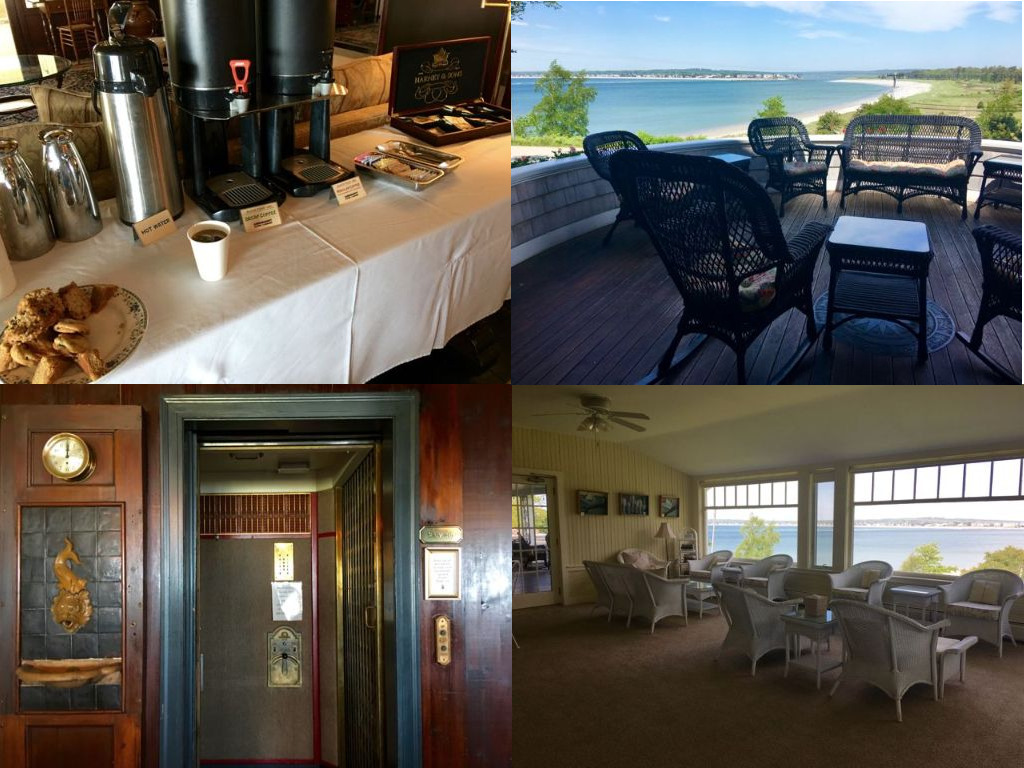 Refreshments are served every afternoon at the Black Point Inn. ©hilary Nangle