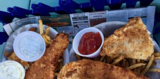 enjoy fresh fried fish in Maine