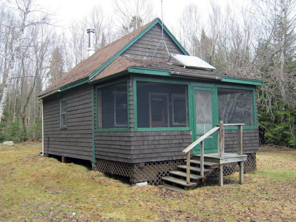 Allagash Wilderness Waterway Visiting Artist cabin on Chamberlain Lake