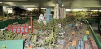 The intricate Maine Central Model Railroad covers 900 square feet and has sections allowing visitors to explore it thoroughly