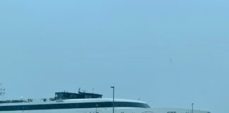 The Cat ferry at the dock in Yarmouth, N.S.