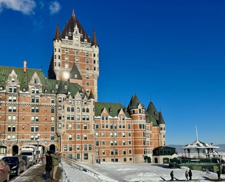 The Chateau Frontenac in Quebec City