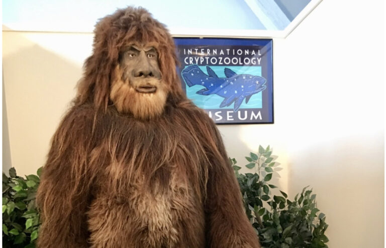 Bigfoot at the international Cryptozoology Museum, one of Maine's best quirky museums